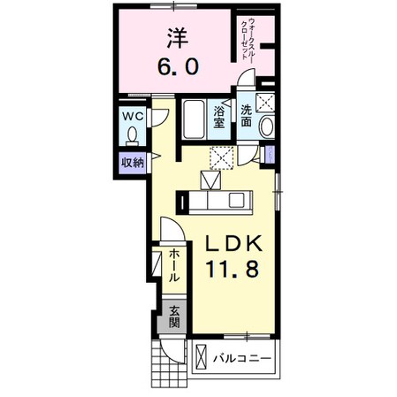 ハナミズキの物件間取画像